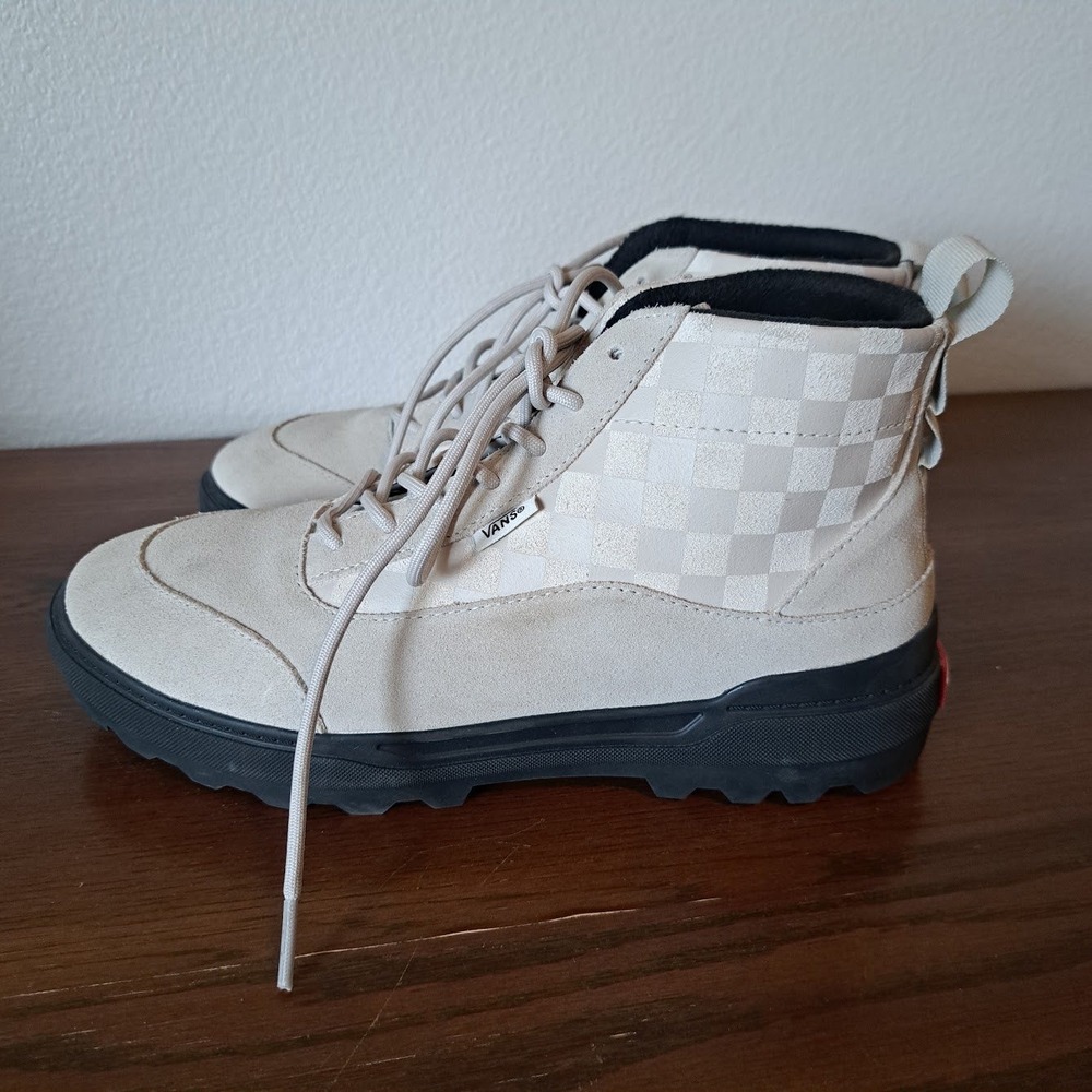 Vans Ultrarange‎ EXO Hi MTE-1 Oatmeal Turtledove Checkerboard Boots Mens